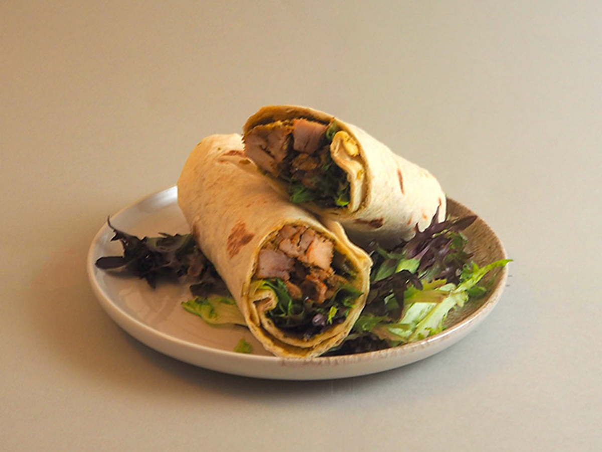 Wraps kylling og pesto